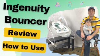 Ingenuity Automatic Baby Bouncer Product Review  How to Use [upl. by Dione]