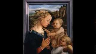 Fra Filippo Lippi Madonna and Child with two Angels [upl. by Ahsilahs]