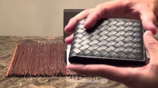 Bottega Veneta Intrecciato VN Leather Wallet AUTHENTIC Like Hermes [upl. by Jairia]