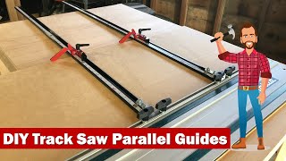 How To Make DIY Parallel Guides For Your Track Saw [upl. by Suirrad74]