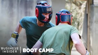 How Marines Test HandToHand Combat Skills At Boot Camp [upl. by Darton]