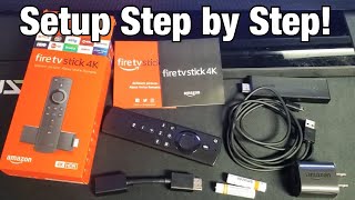 Fire TV Stick 4K How to Setup Step by Step  Tips [upl. by Aifos]