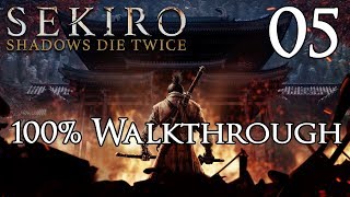 Sekiro Shadows Die Twice  Walkthrough Part 5 Gyoubu Oniwa [upl. by Gerome407]