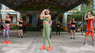 23 Minute Exercise Routine To Lose Belly Fat  Zumba Class [upl. by Aidnama]