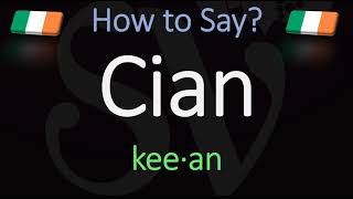 How to Pronounce Cian CORRECTLY Irish Name Pronunciation [upl. by Felicle]