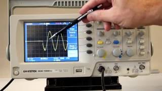 GWINSTEK GDS1052U Demonstration [upl. by Leunamme566]