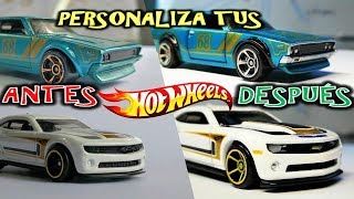 Aprende a PERSONALIZAR tus autos HOT WHEELS con MARCADORES Sharpie y Bic CUSTOM HOTWHEELS DIY [upl. by Trelu668]