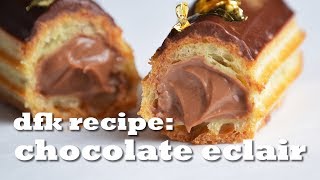 Awesome CHOCOLATE ECLAIR RECIPE [upl. by Einwahr]