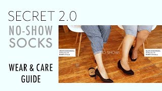 Secret 20 NoShow Socks Wear amp Care Guide [upl. by Bor140]