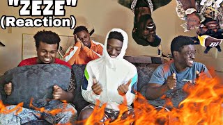 Kodak Black  ZEZE feat Travis Scott amp Offset REACTION VIDEO [upl. by Gilli756]