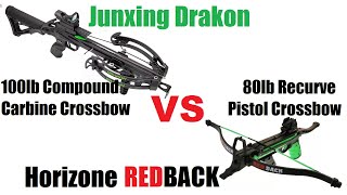 Crossbow Tests  Junxing Drakon VS Horizone Redback [upl. by Kciredes521]