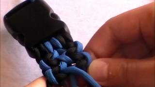 How To Wide bracelet 2 color Hundehalsband [upl. by Ellinnet]