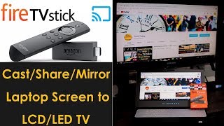 Mirror or Cast Laptop screen to TV With Fire TV Stick [upl. by Nosnirb]