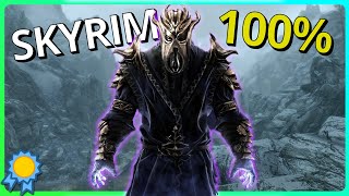 Skyrim 100 AchievementTrophy Guide [upl. by Ecnerual]