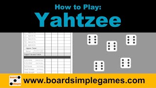 How to Play  Yahtzee [upl. by Bonns275]