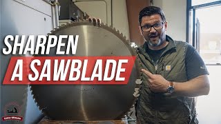 How a Saw Blade is Sharpened [upl. by Machos]