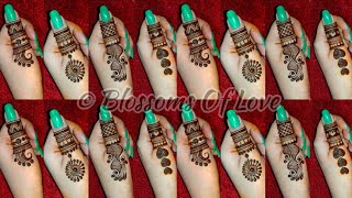 ALL NEW STYLISH AND CUTE FINGER MEHNDI DESIGN  THUMB TATTOO MEHNDI DESIGN [upl. by Idolla]