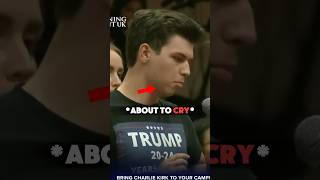 Charlie Kirk Makes a WOKE Activist CRY shorts charliekirk debate [upl. by Amihc]