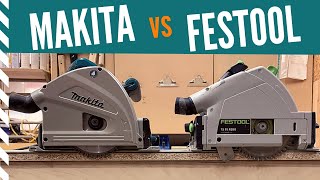 Railsaws Makita SP6000 vs Festool TS55 [upl. by Sato]