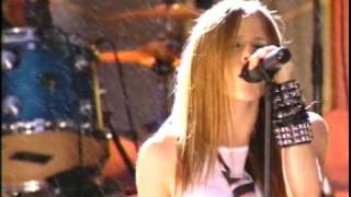 Avril Lavigne  Complicated live in mtv vmas 2002 [upl. by Sukramal]