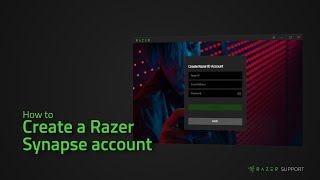 How to create a Razer Synapse account [upl. by Alilahk138]