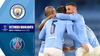 Manchester City vs Paris SaintGermain Extended Highlights  UCL on CBS Sports [upl. by Ashla367]