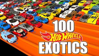 100 Hot Wheels Exotics Race Tournament [upl. by Tartaglia]