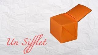 Origami  Un sifflet qui siffle [upl. by Hallette]