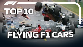 Top 10 Flying F1 Cars [upl. by Endys8]