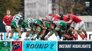 Benetton v Munster  Instant Highlights  Round 2  202324 [upl. by Noryt]