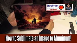 How to Sublimate an Image to Aluminum [upl. by Ainival]