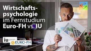 Wirtschaftspsychologie im Fernstudium IU vs EuroFH – berufsbegleitend studieren [upl. by Roderick]