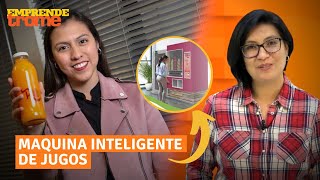 Juguerías Disfruta Azucena Gutierrez habla de su negocio y la maquina inteligente de jugos [upl. by Elliott]