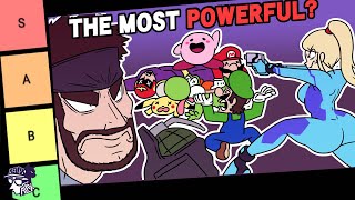 The Smash Ultimate CANONICAL Power Tier List [upl. by Virgina]