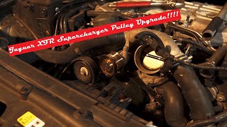 Jaguar XFR Supercharger Pulley Upgrade DIY  Time For More Power [upl. by Kalam]