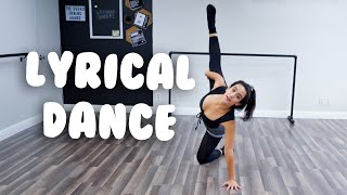 Beginner Lyrical Dance with trainwithkendall [upl. by Llerdnad]