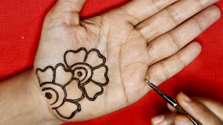 Easy Simple Mehndi Design For Front Hand  आसान शेडेड अरेबिक मेहंदी डिज़ाइन लगाना सीखे  Mehndi [upl. by Philipps]