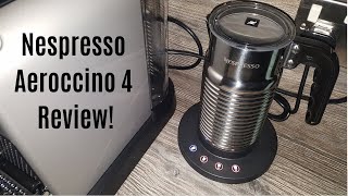 Nespresso Aeroccino 4 Milk Frother Review  Worth upgrading from the Aeroccino 3 [upl. by Bengt]