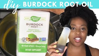 Burdock Root Benefits DIY Ayurvedic Hair Loss Oil [upl. by Arual]