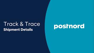 Track amp Trace Details – PostNord Portal Business [upl. by Jeaz]