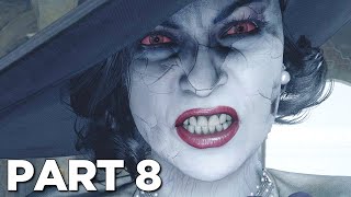 RESIDENT EVIL 8 VILLAGE Walkthrough Gameplay Part 8  ALCINA DIMITRESCU BOSS FULL GAME [upl. by Hubey]