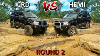 Jeep Grand Cherokee 4x4 Challenge  CRD vs HEMI  Part 2 [upl. by Gayle]