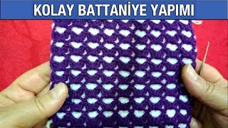 Kolay Battaniye Yapımı [upl. by Ataliah]