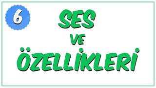 6Sınıf Fen Bilimleri  Ses ve Özellikleri [upl. by Thadeus]