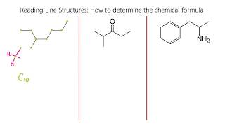 Reading Skeletal Line Structures Organic Chemistry Part 1 [upl. by Hirsch]