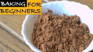 Cocoa Powder  Basic Baking Ingredients [upl. by Atiuqiram]