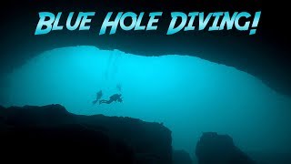 Blue Hole Diving In The Bahamas  JONATHAN BIRDS BLUE WORLD [upl. by Iris539]