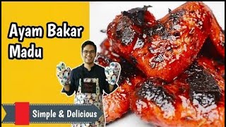 Resepi Ayam Bakar Madu versi Khairulaming  Jom Masak [upl. by Ttelrahc]