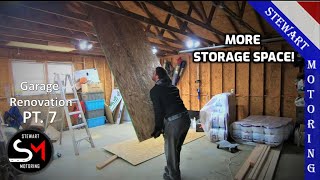 Garage Reno Pt7  Installed an Attic Floor [upl. by Ninehc]