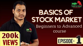 Stock Market Free Course For Beginners To Advanced Episode1 [upl. by Diad]